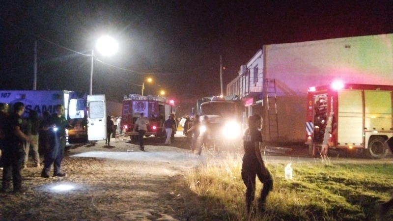 Incendio en el geri�trico: 42 personas recibieron atenci�n m�dica